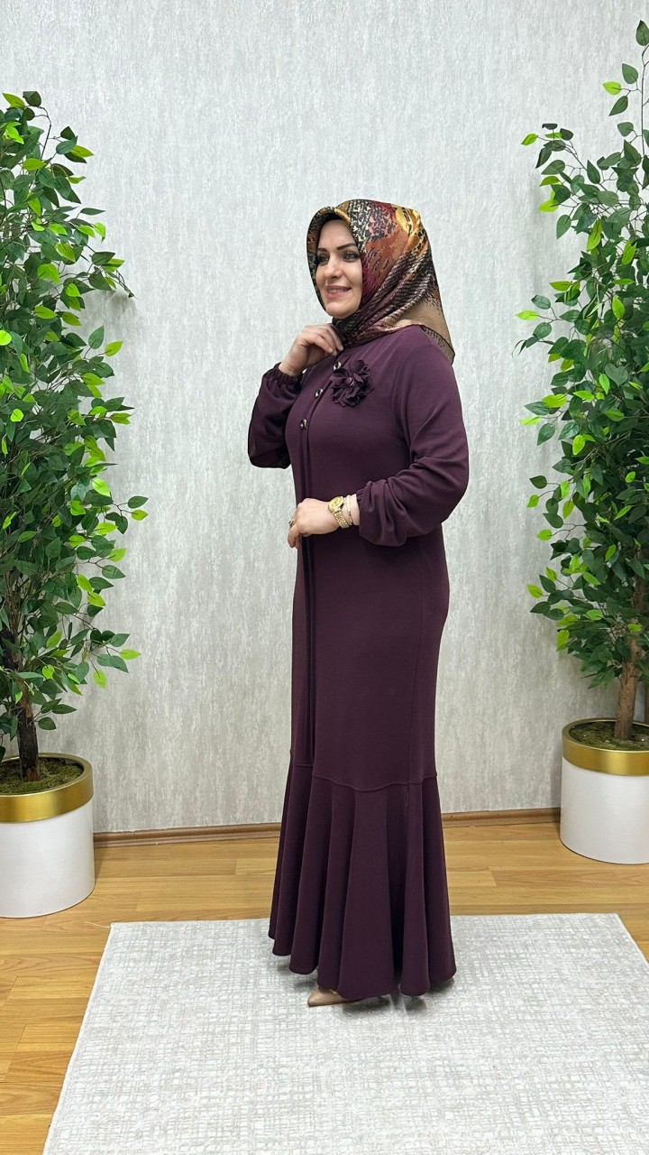 TOPRAK MODAL KUPRA ELBİSE MÜRDÜM