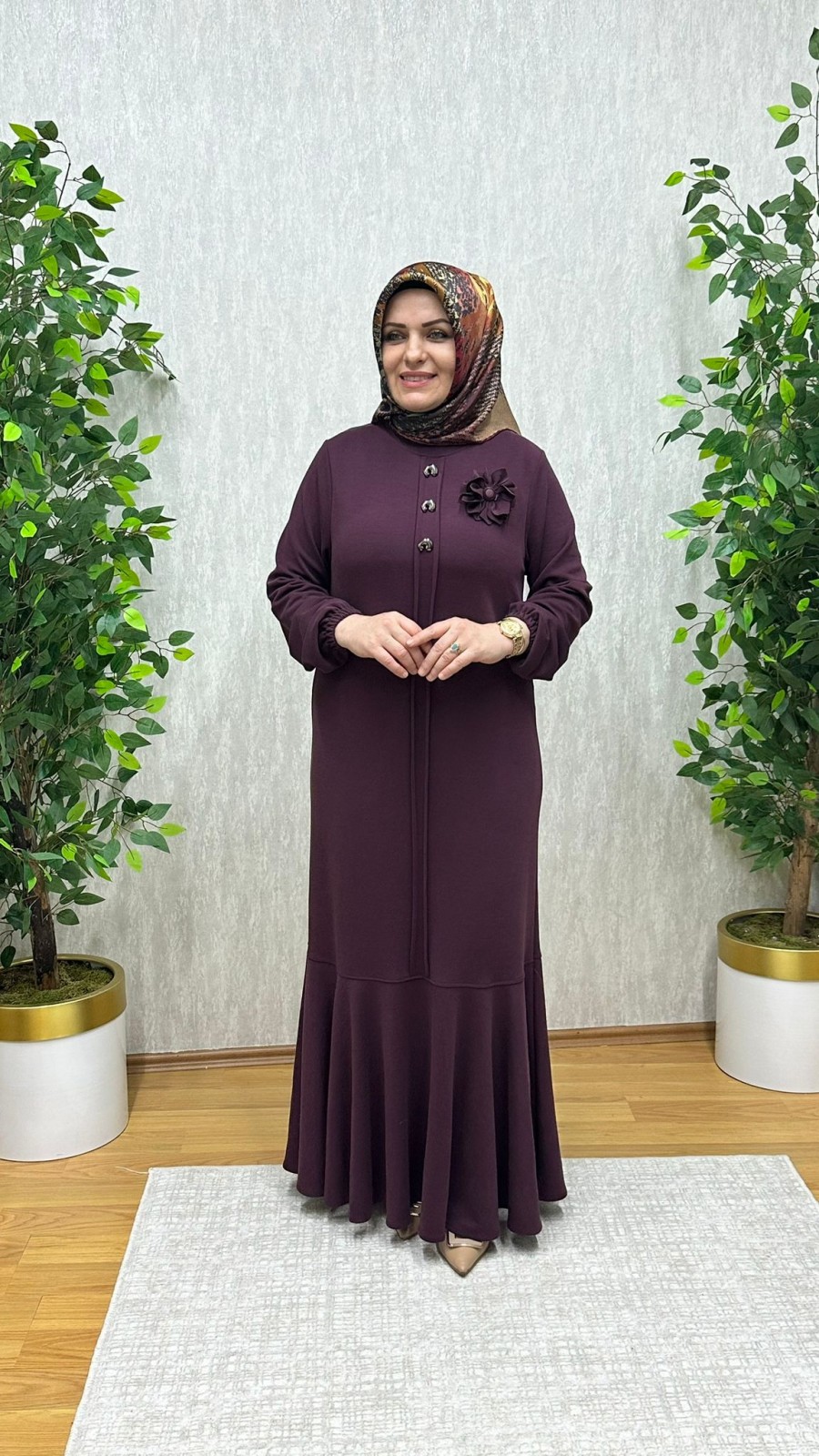 TOPRAK MODAL KUPRA ELBİSE MÜRDÜM