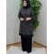 AYÇA ÖRME KREP İNCE DESENLİ TAKIM