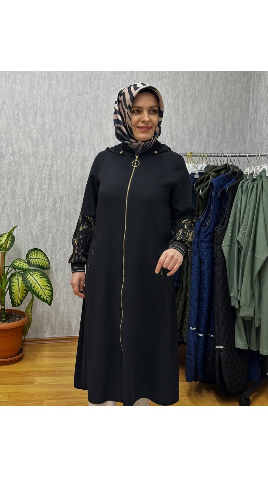 YALDILZI KREP KAP SİYAH