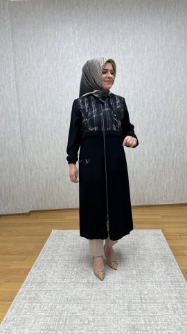 TGS DESENLİ LİNDA KAP SİYAH