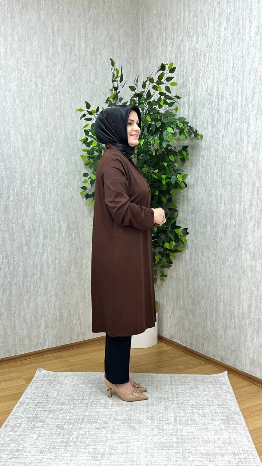 FUNDA TAŞLI HIRKA KAHVE FUNDA TAŞLI HIRKA KAHVE