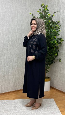TAŞLI KREP KAP SİYAH TAŞLI KREP KAP SİYAH