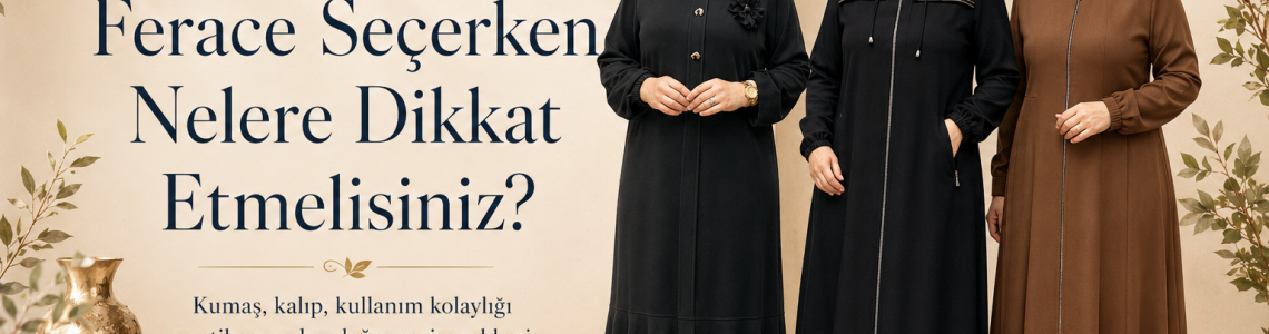 Ferace Seçerken Nelere Dikkat Etmelisiniz?