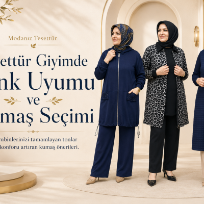 Tesettür Giyimde Renk Uyumu ve Kumaş Seçimi
