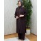 MERVE PANTOLONLU KREP TAKIM KAHVE