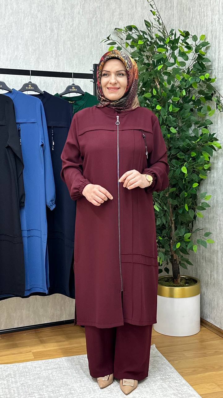 MERVE PANTOLONLU KREP TAKIM BORDO