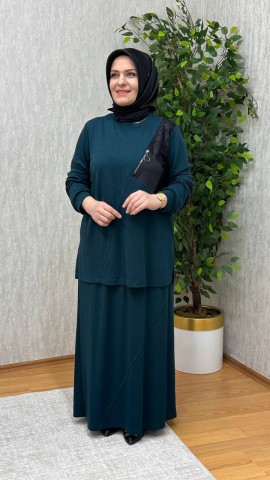 GÜNEŞ ETEKLİ BELİZ TAKIM ZÜMRÜT
