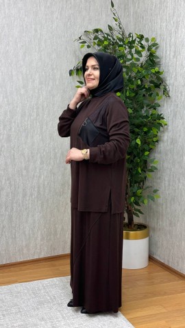 GÜNEŞ ETEKLİ BELİZ TAKIM KAHVE