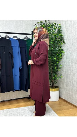 MERVE PANTOLONLU KREP TAKIM BORDO