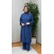 MERVE PANTOLONLU KREP TAKIM İNDİGO